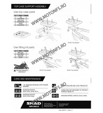 Top case SHAD SH47 D0B47106 black/white 130.D0B48300 SHAD Cutii TOP Cases SHAD 930,00 lei 930,00 lei 781,51 lei 781,51 lei