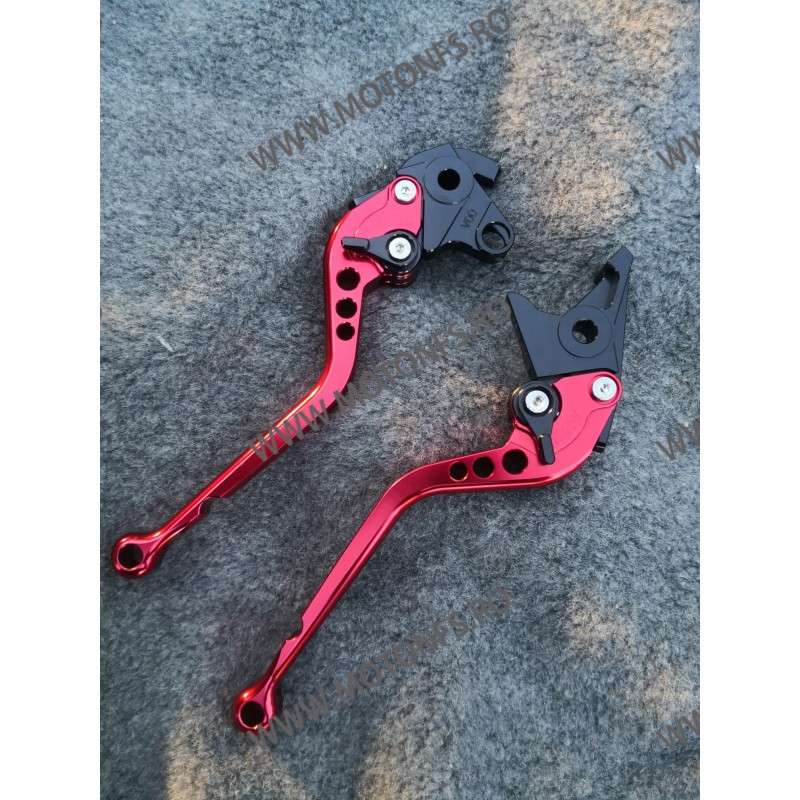 VF750S SABRE VFR750 VFR800/F VTR1000F / FIRESTORM CBF1000 STX1300 Manete Lungi Ambreiaj Frana Classic Rosu MLRO-F18/V00  Mane...