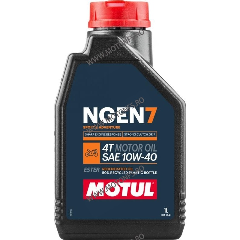 MOTUL - NGEN7 10W40 - 1L M1-835 MOTUL MOTUL 10W-40 72,00 lei 64,80 lei 60,50 lei 54,45 lei -10%