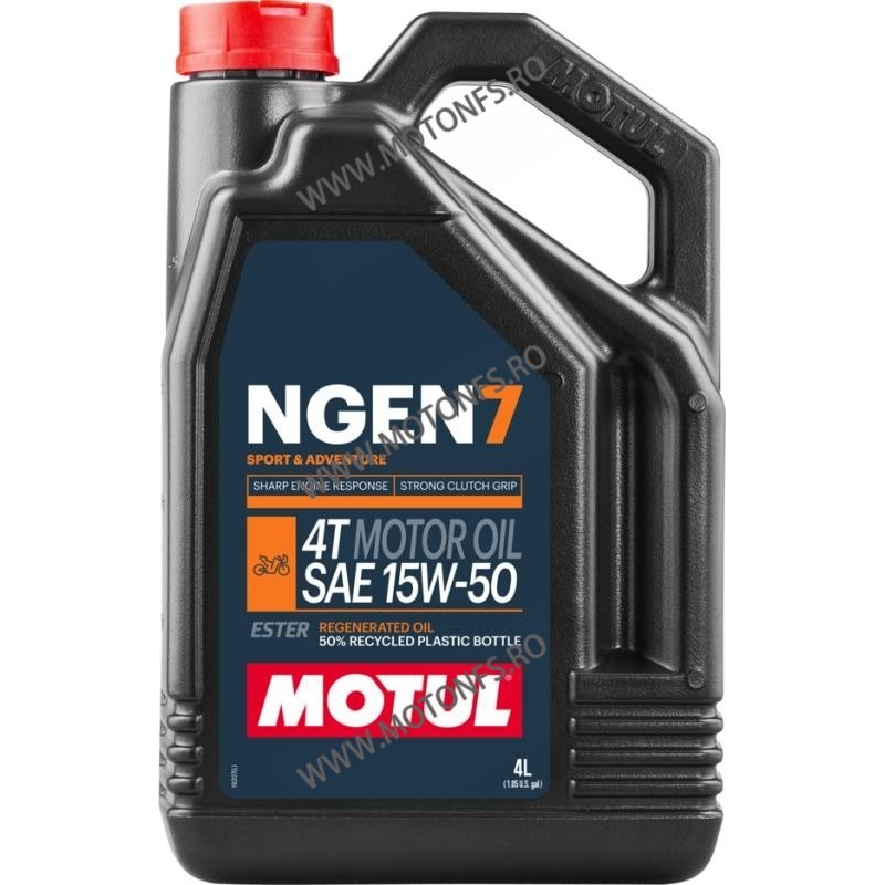 MOTUL - NGEN7 15W50 - 4L M1-825 MOTUL MOTUL 15W-50 295,00 lei 265,50 lei 247,90 lei 223,11 lei -10%