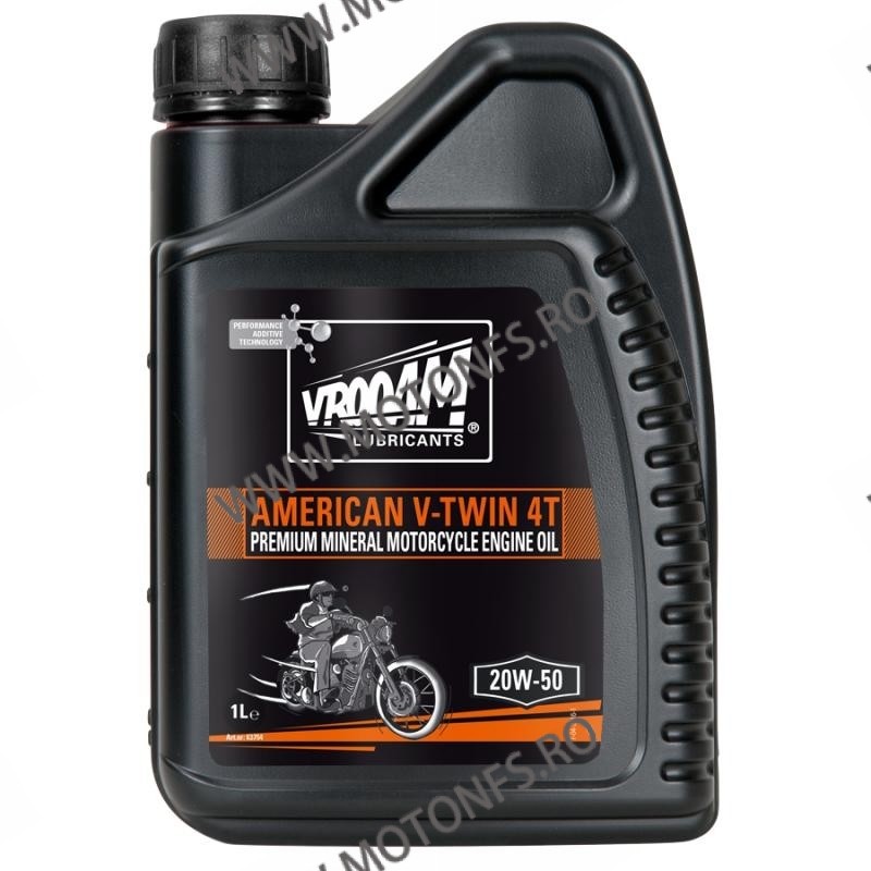 VROOAM - American V-Twin 20W50 - 1L [Premium mineral] V63-754 VROOAM VROOAM 20W-50 48,00 lei 48,00 lei 40,34 lei 40,34 lei