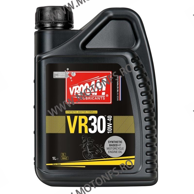 VROOAM - VR30 Allround 10W40 - 1L [Synthetic based] [MA2] V63-664 VROOAM VROOAM 10W-40 48,00 lei 43,20 lei 40,34 lei 36,30 le...