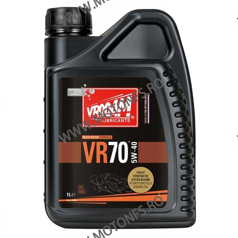 VROOAM - VR70 [Multi Ester] 5W40 - 1L [Fully Synthetic] [MA2] V64-694 VROOAM VROOAM 5W-40 78,00 lei 78,00 lei 65,55 lei 65,55...