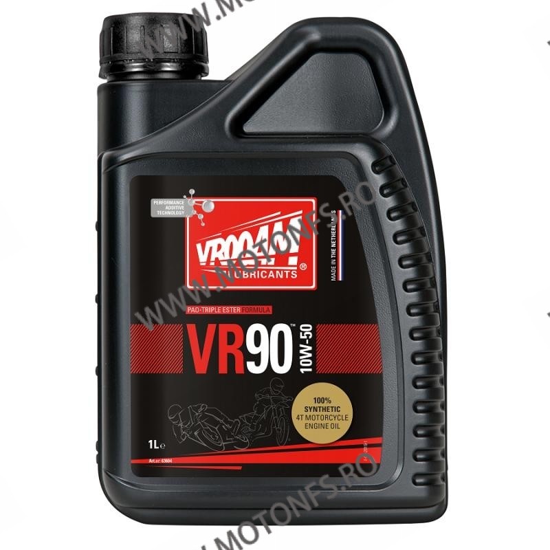 VROOAM - VR90 [PAO Triple Ester] 10W50 - 1L [100% Synthetic] [Racing dedicated] V63-604 VROOAM VROOAM 10W-50 110,00 lei 110,0...