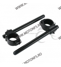 50MM Set SemiGhidoane Universale Cu Deschidere Laterala Stanga Si Drepta Tijele de 22mm Negru XF-1405-B  Semighidoane 295,00 ...