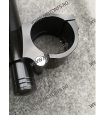 50MM Set 2 Buc SemiGhidoane Universale Cu Deschidere Laterala Stanga Si Drepta Tijele de 22mm Negru XF-1405-B  Semighidoane 2...