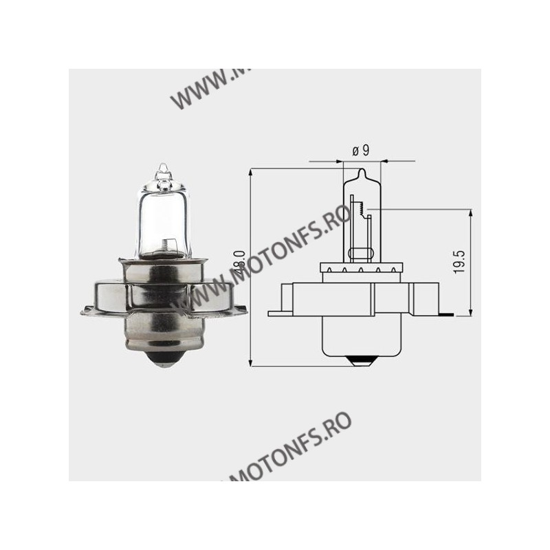 20W P26S Motopro - Bec Halogen 12V - 260-27 MOTOPRO Becuri Halogen 12V 22,00 lei 22,00 lei 18,49 lei 18,49 lei