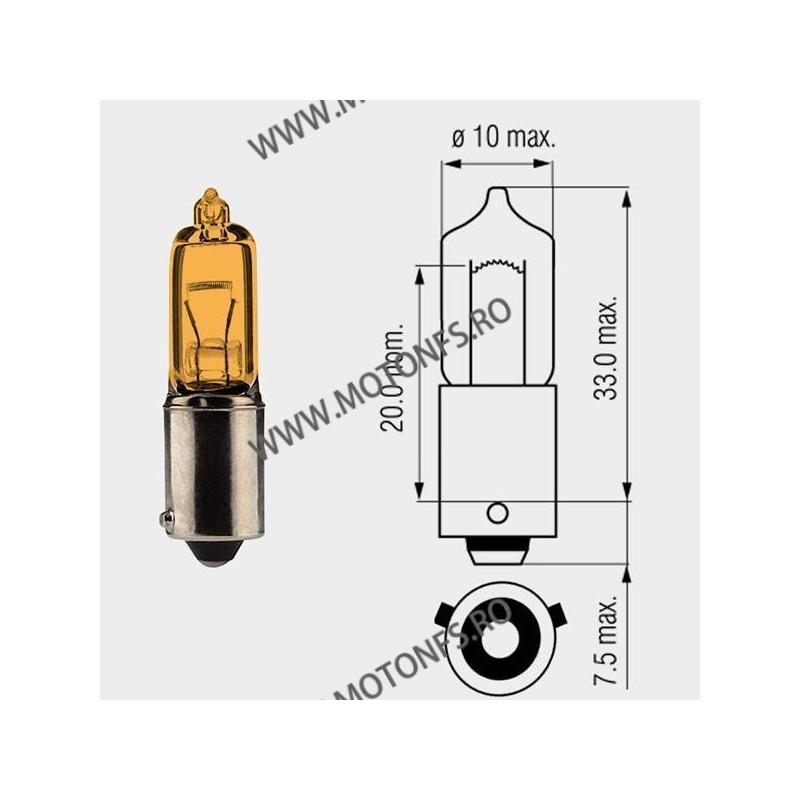 21W BAY9s Motopro - Bec Halogen 12V - portocaliu 260-465 MOTOPRO Becuri Halogen 12V 32,00 lei 32,00 lei 26,89 lei 26,89 lei