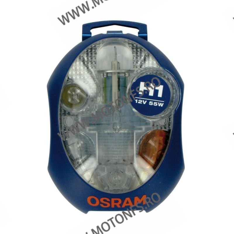 OSRAM- Set becuri 12V - H1 [6 becuri, 3 sigurante] [nou] LA-OCLKH1MINI Osram Becuri Halogen 12V 78,00 lei 78,00 lei 65,55 lei...