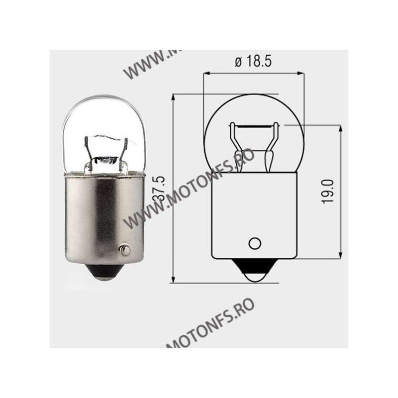 10W BA15S HeavyDuty Motopro - Bec normal 12V - 260-550 MOTOPRO Becuri Normale 12V 8,00 lei 8,00 lei 6,72 lei 6,72 lei