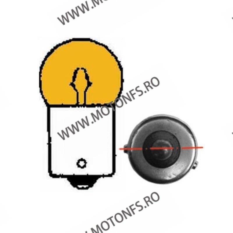 10W orange BAU15S 'E' sferic Motopro - Bec normal 12V - 260-562 MOTOPRO Becuri Normale 12V 15,00 lei 15,00 lei 12,61 lei 12,6...