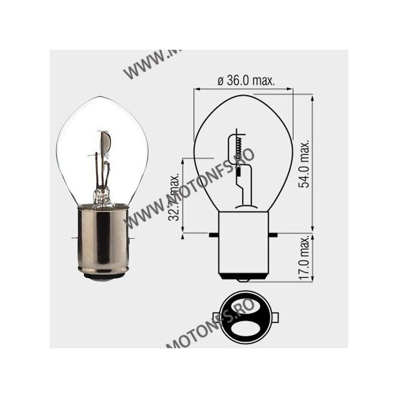 25/25W BA20D Motopro - Bec normal 12V - 260-13 MOTOPRO Becuri Normale 12V 12,00 lei 12,00 lei 10,08 lei 10,08 lei