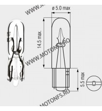 1,2W cu soclu de sticla 2,0x4,6 Motopro - Bec normal 6V - 260-85 MOTOPRO Becuri Normale 6V 5,00 lei 5,00 lei 4,20 lei 4,20 lei