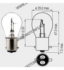 15/15W cu soclu mic BAX15D Motopro - Bec normal 6V - 260-08 MOTOPRO Becuri Normale 6V 12,00 lei 12,00 lei 10,08 lei 10,08 lei