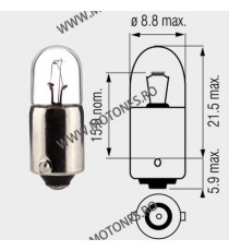 5W BA9S Motopro - Bec normal 6V - 260-62 MOTOPRO Becuri Normale 6V 5,00 lei 5,00 lei 4,20 lei 4,20 lei