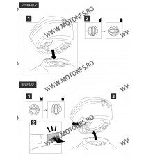 Geanta de rezervor (tank bag) SHAD E03CL X0SE03CL for click system With LOCK and Key 130.X0SE03CL SHAD Tank Bags With Click S...