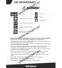 Geanta de rezervor (tank bag) SHAD E091CL X0SE091CL for click system With LOCK and Key + ZIP combination lock main compartmen...