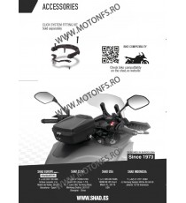 Geanta de rezervor (tank bag) SHAD E09CL X0SE09CL for click system With LOCK and Key 130.X0SE09CL SHAD Tank Bags With Click S...