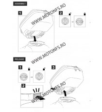 Geanta de rezervor (tank bag) SHAD E09CL X0SE09CL for click system With LOCK and Key 130.X0SE09CL SHAD Tank Bags With Click S...