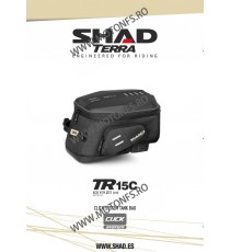 Geanta de rezervor (tank bag) SHAD TR15C X0TR15C for click system 130.X0TR15C SHAD Tank Bags With Click System SHAD 730,00 le...