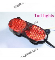 ZR7S  ZX6R J1 / J2 ZX6R G1 / G2 ZX900 ZX9R ZZR600 1998 - 2007 Stopuri LED Cu Semnale Integrate Fumuriu st188  ZX6R 1994-1999 ...