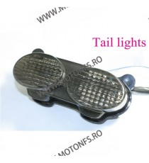 ZR7S  ZX6R J1 / J2 ZX6R G1 / G2 ZX900 ZX9R ZZR600 1998 - 2007 Stopuri LED Cu Semnale Integrate Fumuriu st188  Acasa 190,00 le...