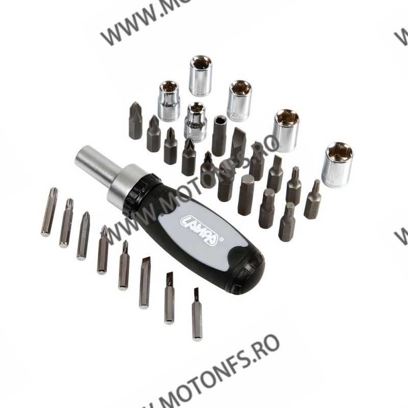 SOCKETS 30 PCS SET LAMPA - SCREWDRIVER WITH BITS LA-59553 Lampa Chei & Surubelnite 72,00 lei 64,80 lei 60,50 lei 54,45 lei -10%