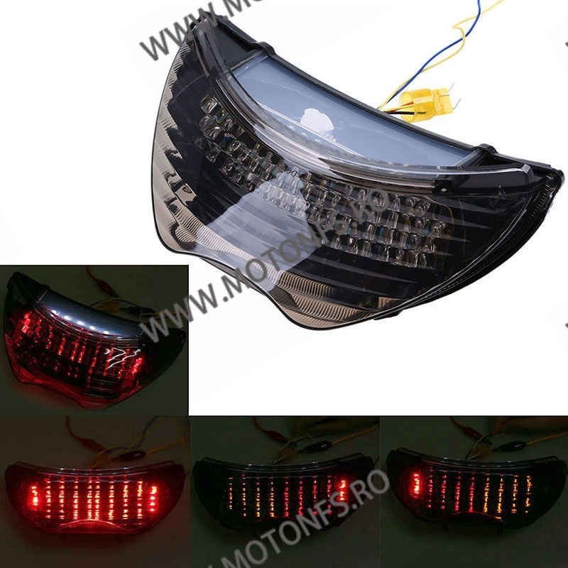 CBR600 F4 1999 2000 honda CBR 600 F4I 2004 2005 2006 Stopuri LED Cu Semnale Integrate Geam Fumuriu LAMP STOP st190  CBR600RR ...