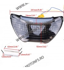 CBR600 F4 1999 2000 honda CBR 600 F4I 2004 2005 2006 Stopuri LED Cu Semnale Integrate Geam Fumuriu LAMP STOP st190  CBR600RR ...