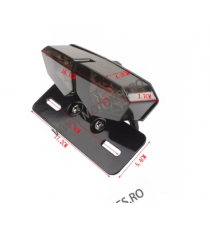 Stop Frana / Lampa Spate /Geam Fumuriu Moto Universal Cafe Racer Chooper Bobber Yamaha Kawasaki Honda Suzuki 6SCN6 6SCN6  Sto...