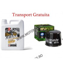 10W50 IPONE - FULL POWER KATANA - 4L + Hiflo filtru standard Cadou + Tansport Gratuita IP-800010 -Aprilia-BMW-Ducati-KTM-Triu...