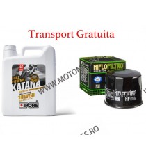 10W50 IPONE - FULL POWER KATANA - 4L + Hiflo filtru standard Cadou + Tansport Gratuita IP-800010-Kawasaki IPONE Oferta Ulei 2...