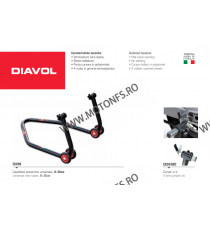Universal rear stand LV8 DIAVOL E620D+E620/08C with V fork cursors kit ApriliaBmw 990.E620D+E620/08C ApriliaBmw LV8 Elevate O...