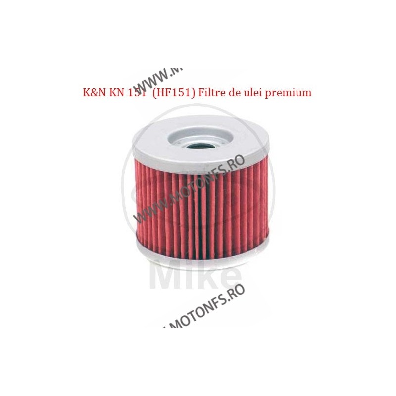 K&N KN 151 (HF151) Filtre de ulei premium KN151 / 723.00.91 K&N Filtru Ulei K&N 50,00 lei 50,00 lei 42,02 lei 42,02 lei