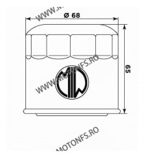 MIW S3011 (alt. HF138) Filtru de ulei Oil filter MIW - Japanese OEM quality since 1975. 030.S3011 MIW FILTERS Filter Ulei MIW...