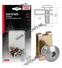 (5 MA) - 10 pcs - Silver LAMPA - Clip Fit-Kits for fairings [nou] LA-91655 j SIFAM Suruburi Carena Universale 62,00 lei 55,80...