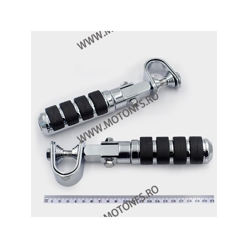 Motopro - Set 2 Scarite chopper 'Cruise Pegs' Se Potrivit pentru cleme Ø 25mm și 32mm 690-14 MOTOPRO Calcai 260,00 lei 234,00...