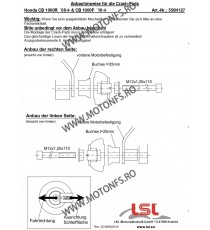 CB1000R 2008-2017 LSL - KIT MONTAJ CRASH PAD 611-501-01 LSL LSL - Kit Montaj Crash Pad 220,00 lei 220,00 lei 184,87 lei 184,8...