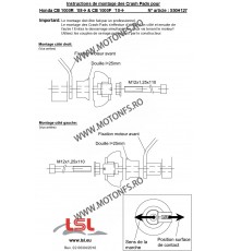 CB1000R 2008-2017 LSL - KIT MONTAJ CRASH PAD 611-501-01 LSL LSL - Kit Montaj Crash Pad 220,00 lei 220,00 lei 184,87 lei 184,8...