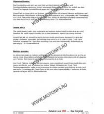 CBR1000 RR Fireblade 2008 - 2016 Honda LSL - KIT MONTAJ CRASH PAD 11-518 LSL LSL - Kit Montaj Crash Pad 525,00 lei 525,00 lei...