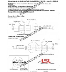 CBR600 F 1991-1998  Honda LSL - KIT MONTAJ CRASH PAD 611-519 LSL LSL - Kit Montaj Crash Pad 147,00 lei 147,00 lei 123,53 lei ...