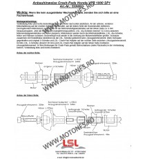 VTR1000 F Firestorm 1997-2005 VTR1000 SP1 /SP2 2000-2006  Honda LSL - KIT MONTAJ CRASH PAD 611-525 LSL LSL - Kit Montaj Crash...