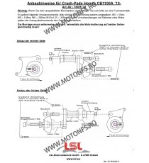 CB500 X 2019-2024 CB1100 2013-2021 Honda LSL - KIT MONTAJ CRASH PAD 611-532 LSL LSL - Kit Montaj Crash Pad 382,00 lei 382,00 ...