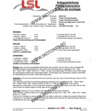 CB500 F/R/X 2013-2024 Honda LSL - KIT MONTAJ CRASH PAD 611-533 LSL LSL - Kit Montaj Crash Pad 182,00 lei 182,00 lei 152,94 le...