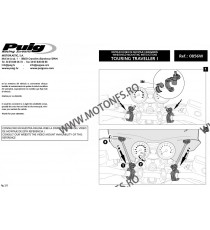 Parbriza Windshield PUIG TOURING I 0856W transparent universal 140.0856W Puig Parbrize Inalte Pentru Farurile Rotunde PUIG 60...