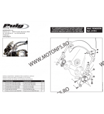 26mm with rubbers 22mm Kit clamps PUIG ROADSTER 2179I stainless steel 140.2179I Puig Parbrize pentru Custom Puig 127,00 lei 1...
