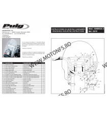 Parbriza Windshield PUIG AMERICA II 0319W transparent universal 140.0319 Puig Parbrize pentru Custom Puig 1,170.00 1,170.00 9...