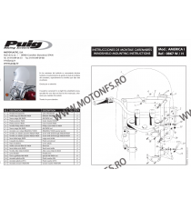 Parbriza Windshield PUIG AMERICA I 0867W transparent universal HARLEY HONDA, KAWASAKI, SUZUKI, YAMAHA 140.0867W Puig Parbrize...