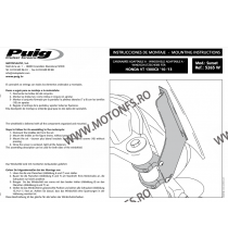 VT1300CX 2010 2011 2012 2013 'C/CLEARParbriza Windshield PUIG SUNSET 5265W transparent HONDA 140.5265W Puig Parbrize pentru C...