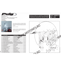 Parbriza Windshield PUIG AMERICA III 5962W transparent DAELIM, HONDA, KAWASAKI, SUZUKI, TRIUMPH, YAMAHA 140.5962W Puig Parbri...